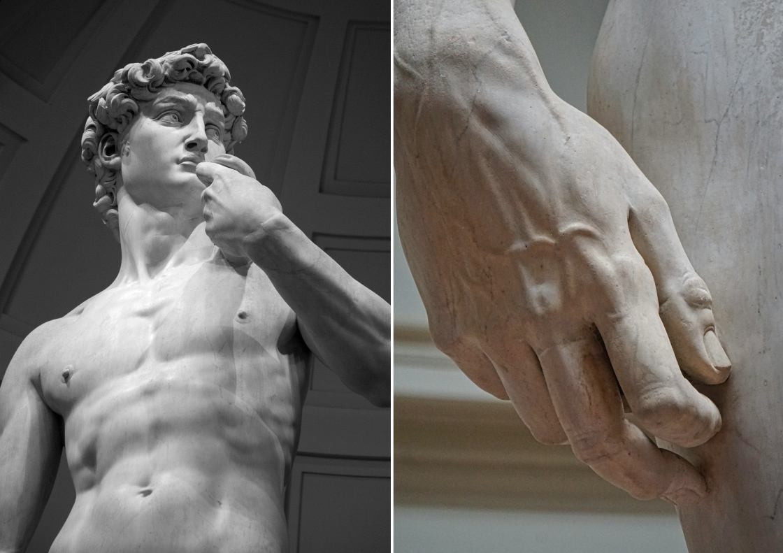 Michelangelo’s David in Florence, Italy